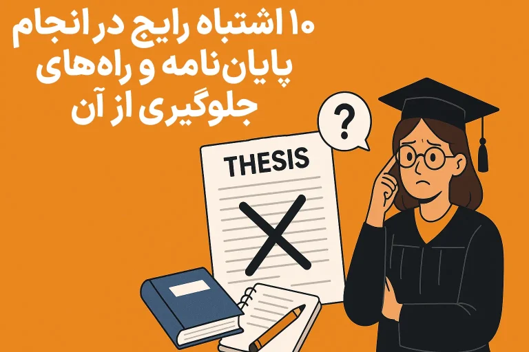 ۱۰ اشتباه رایج در انجام پایاننامه و راههای جلوگیری از آن