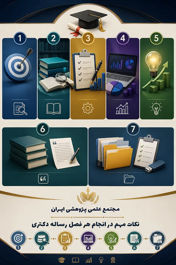 نکات طلایی و مهم در انجام پایان نامه دکتری